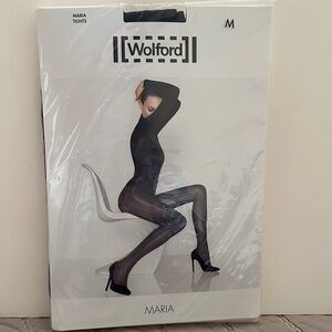 Wolford Maria Black Tights NWT